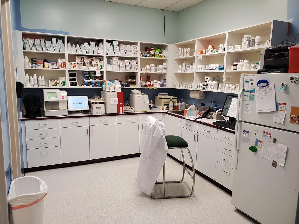 Pharmacy room at Animal Hospital of Maple Valley